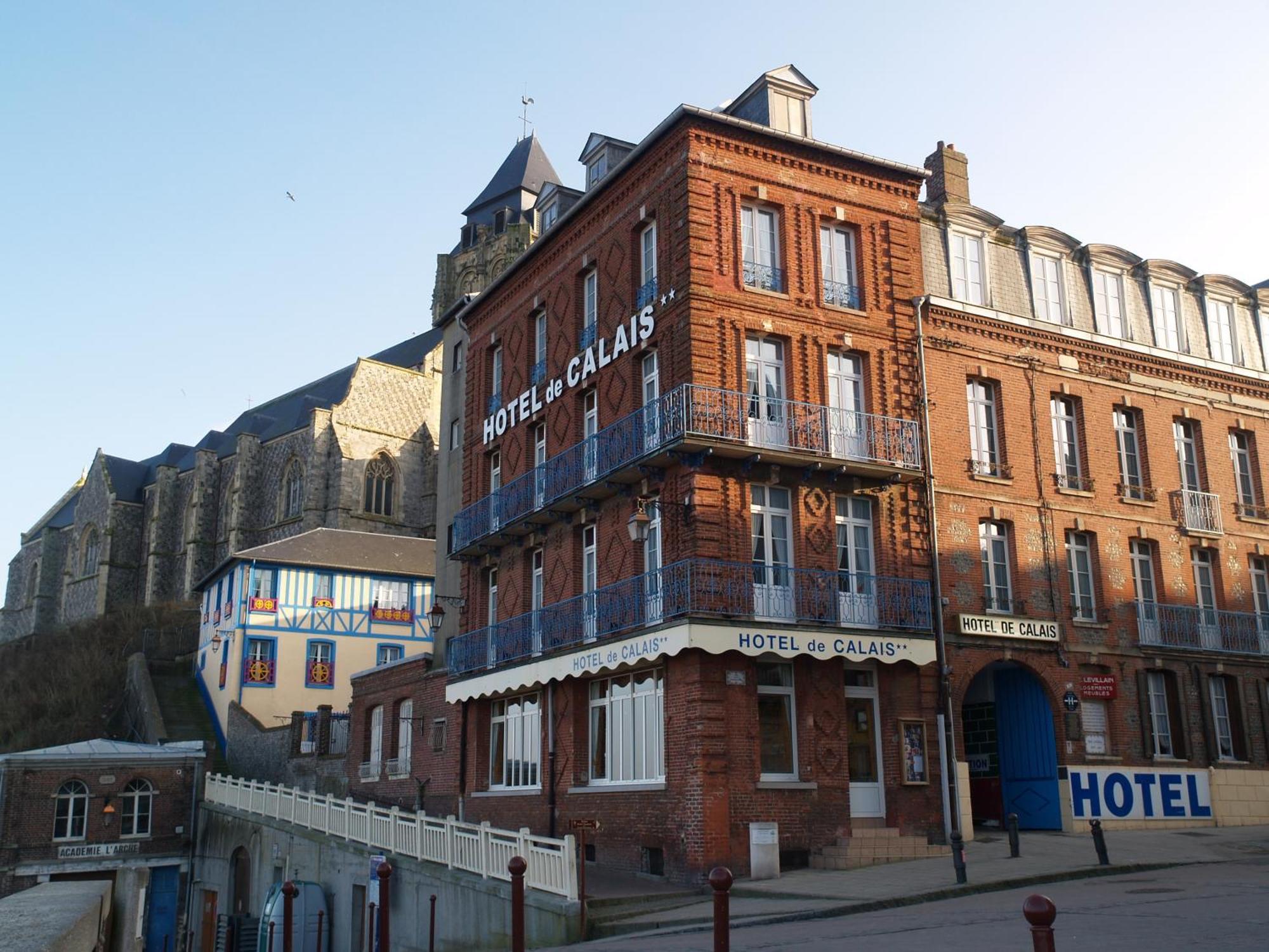 Hotel De Calais Le Tréport Exterior photo